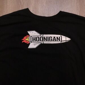 Hoonigan Rocket Graphic T Shirt Black Men's Size 3 XL